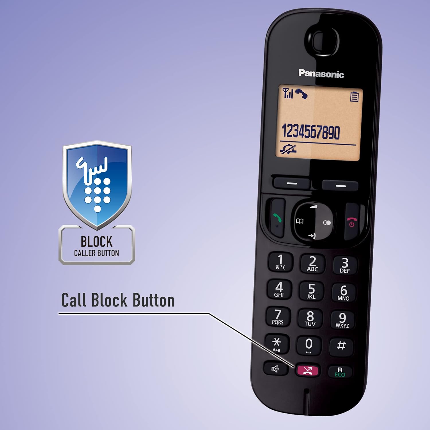 Teléfono inalámbrico digital Panasonic con contestador automático - KX-TGC260